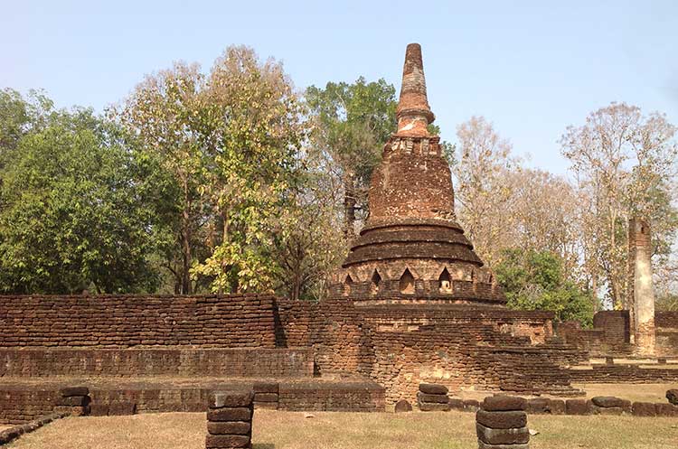 Wat Phra Kaew in Kamphaeng Phet Historical Park