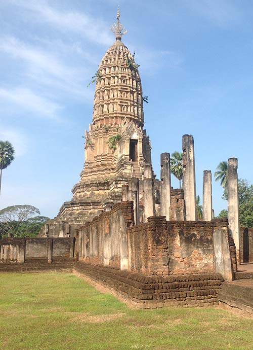 Wat Phra Si Rattana Mahathat in the Chaliang Zone of the Si Satchanalai Historical Park