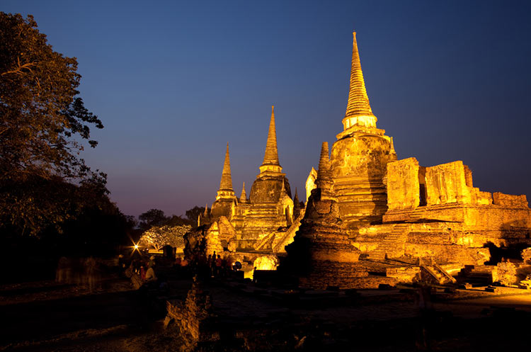 Wat Phra Si Sanphet, one of the most important temples in the Ayutthaya Historical Park