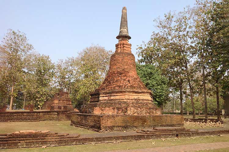 Subsidiary bell shaped chedi of the Wat Phra That