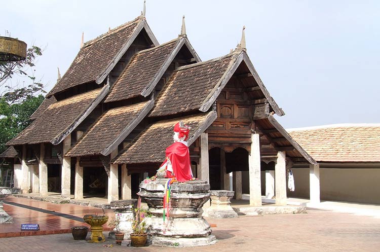 Lanna style viharn at Wat Phra That Lampang Luang, Lampang