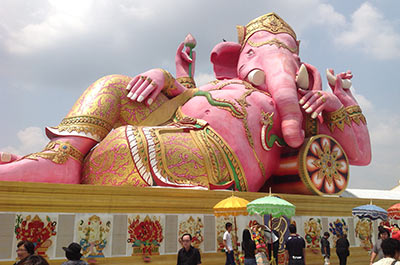 Ganesha statue at Wat Saman Rattanaram