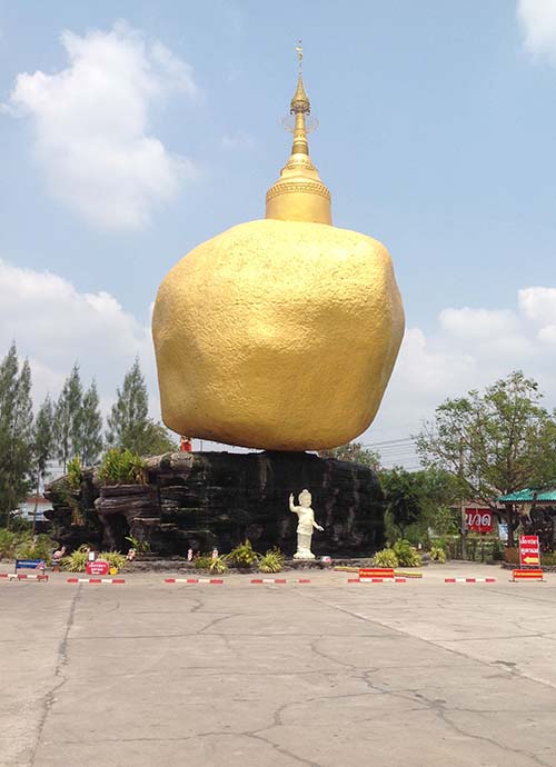 Replica of the Golden Rock in Burma