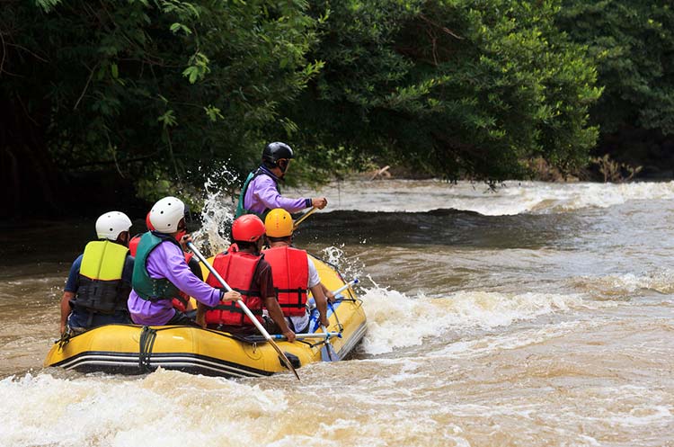 White water rafting in Chiang Mai