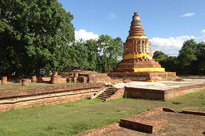 Ancient temple at Wiang Kum Kam Historical Park