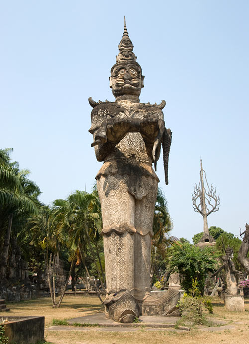Large sculpting at Xieng Khuan Buddha Park